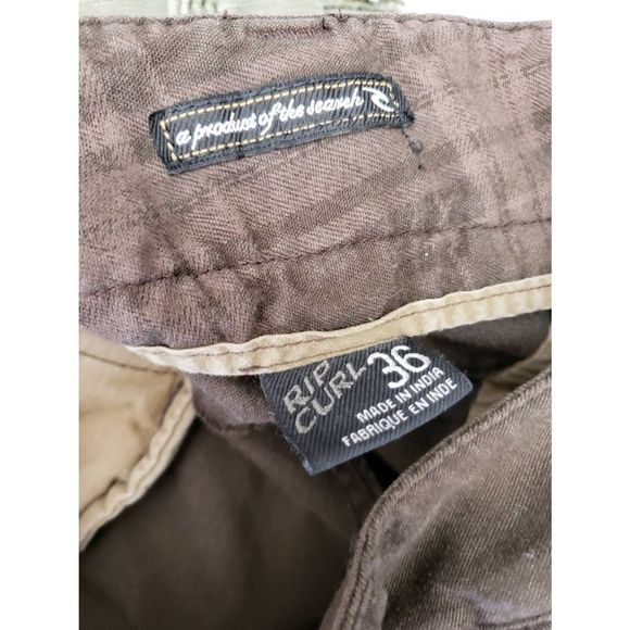 Rip Curl Men's Boardwalk Shorts Brown size 36 - Picture 12 of 13